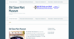 Desktop Screenshot of oldslavemartmuseum.com